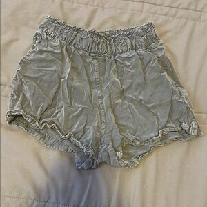Women's Gray Casual Shorts